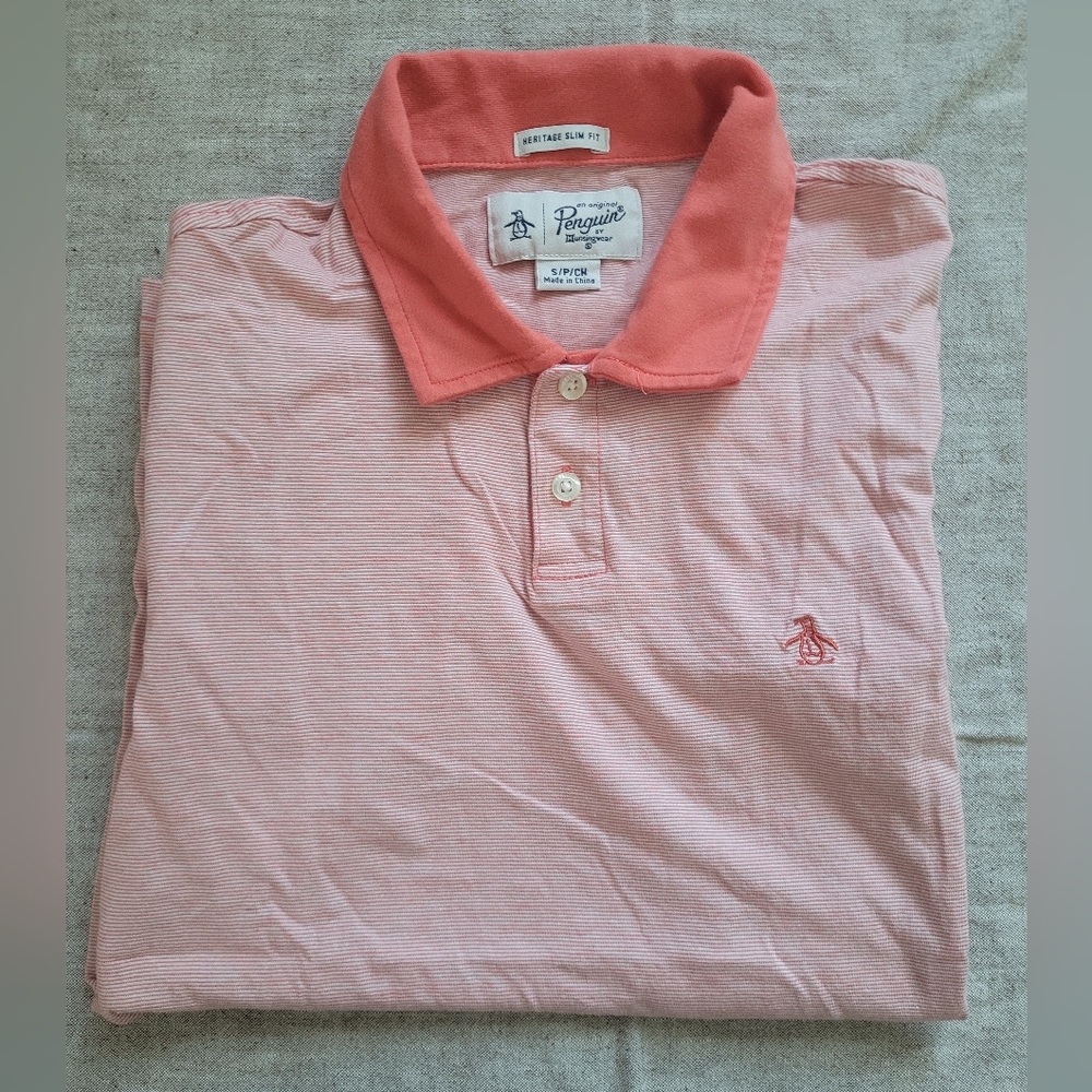 Men's Penguin Orange Polo Shirt